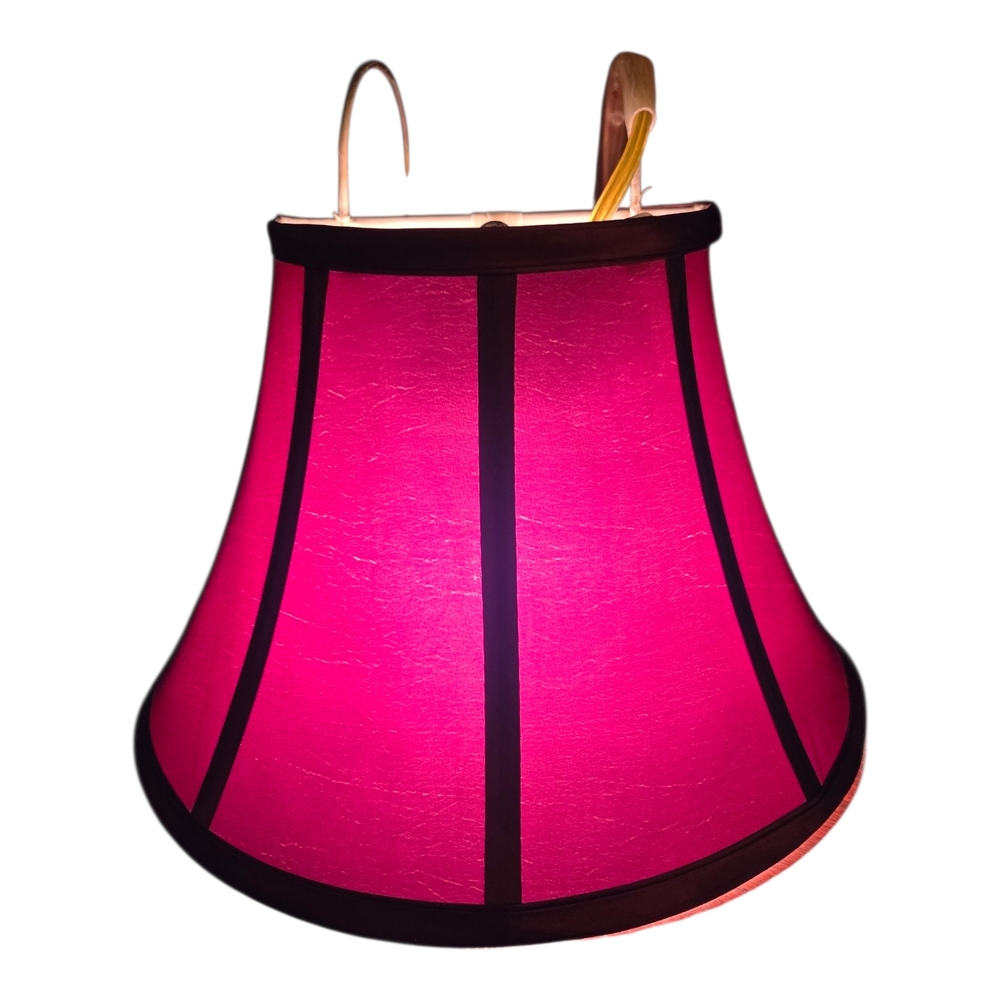 Vintage Red Over The Headboard Reading Lamp.